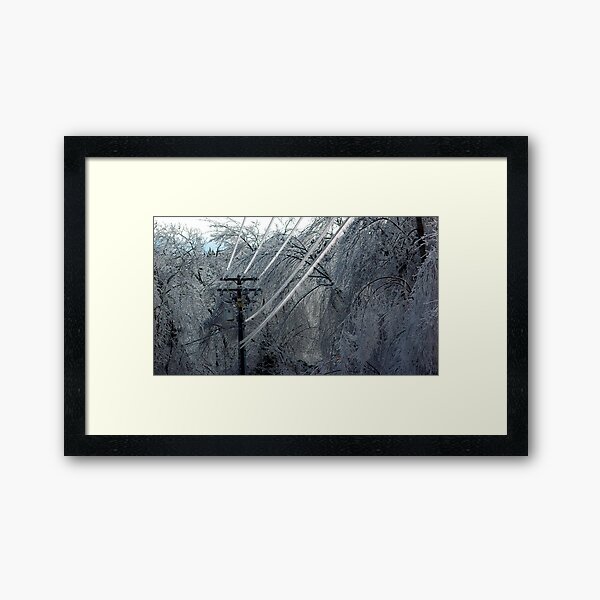 Powerlines Framed Art Print