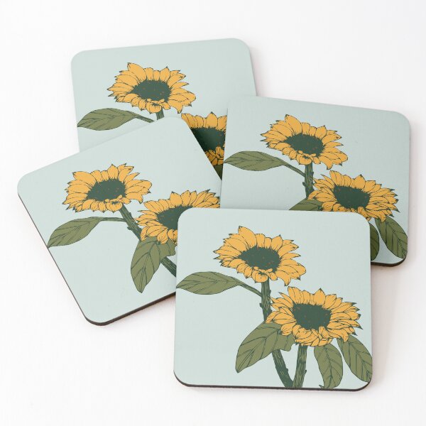 Item preview, vintage botanical garden-yellow blooming flower designed and sold by UnaWu533.