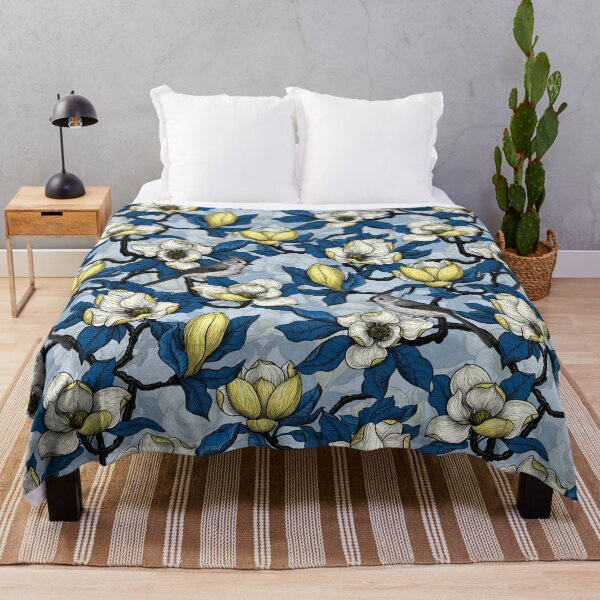 Item preview, Blooming magnolia and titmose bird 3 designed and sold by Katerina Mitkova Kirilova.