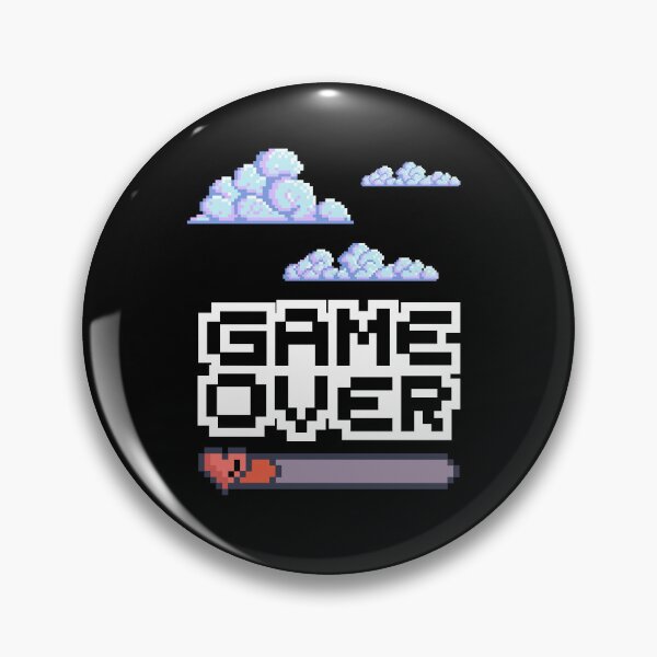 Item preview,  Game Over - Retro Video Game Design designed and sold by DigitalByEb.