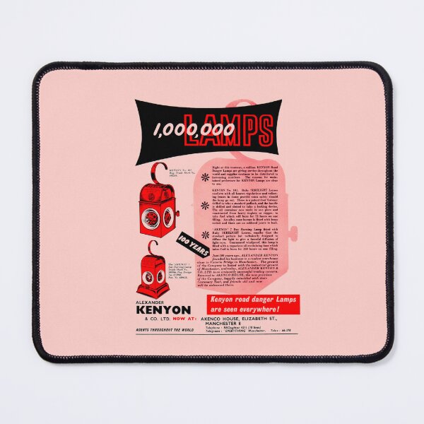 Item preview, KENYON ROAD LAMP - ADVERT designed and sold by ThrowbackAds.