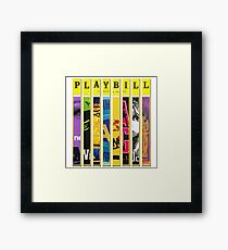 Custom Broadway Playbill Framed Art Collage Framed Print