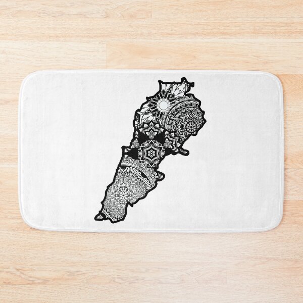 Item preview, Map of Lebanon designed and sold by KatsCanvas.