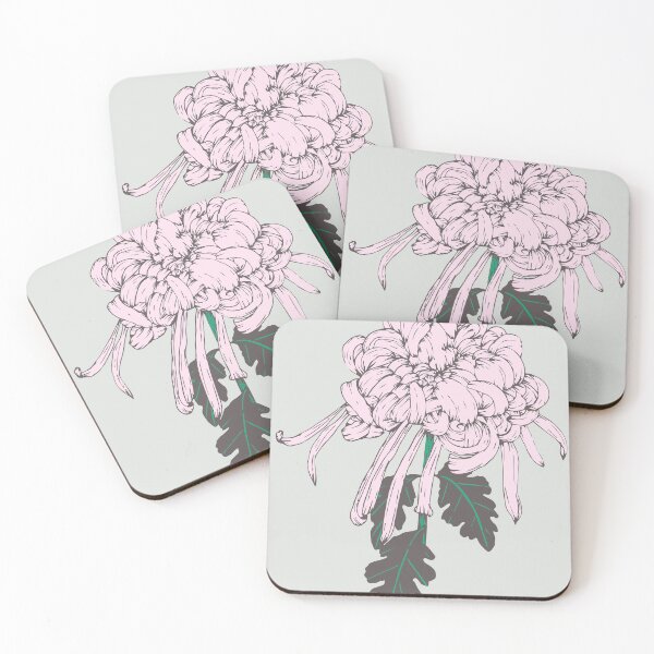 Item preview, vintage botanical garden-pink blooming flower designed and sold by UnaWu533.