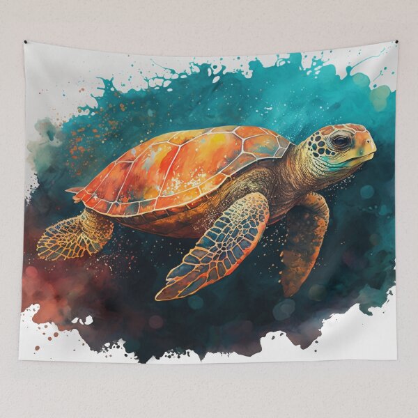 Item preview, watercolor turtle designed and sold by Engl.