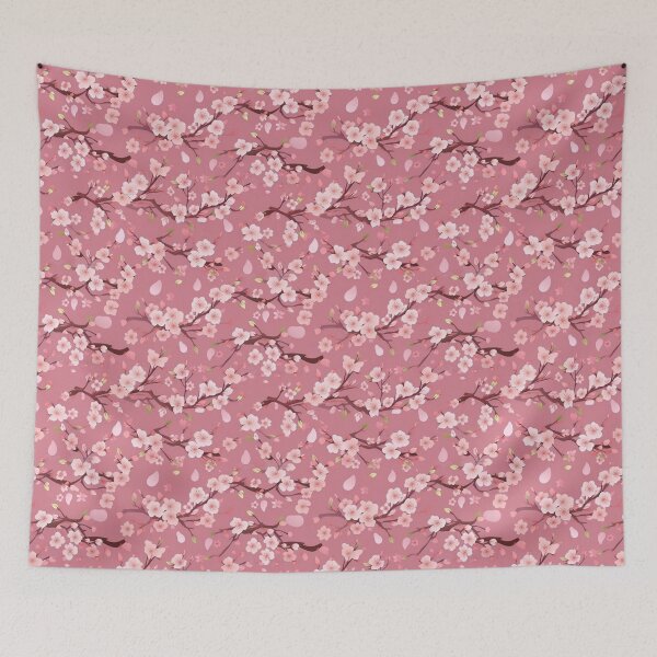 Item preview, Sakura Japanese Cherry Tree Flower Blossom Pattern V3 designed and sold by Family Journey with God.