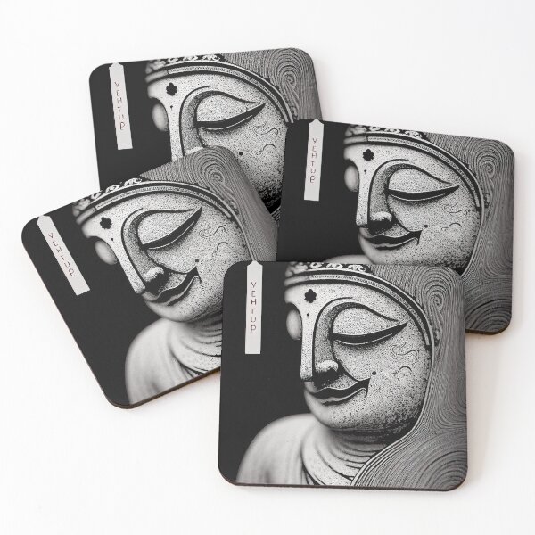 Item preview, Buddha's Wisdom in Black and White 4 designed and sold by BeUniqueCo.