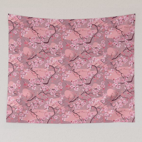 Item preview, Sakura Japanese Cherry Tree Flower Blossom Pattern V4 designed and sold by Family Journey with God.