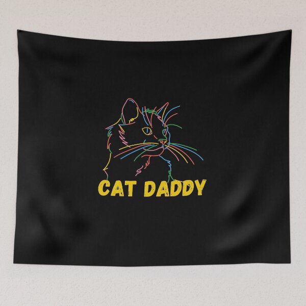 Item preview, Cat Daddy Black Cat Vintage Eighties Style Cat Retro designed and sold by Marting0.