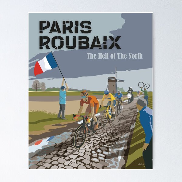 Item preview, PARIS ROUBAIX, The Hell of the North designed and sold by VeloCityStore.