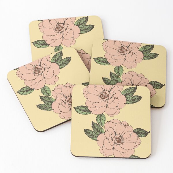 Item preview, vintage botanical garden-pink blooming flower designed and sold by UnaWu533.