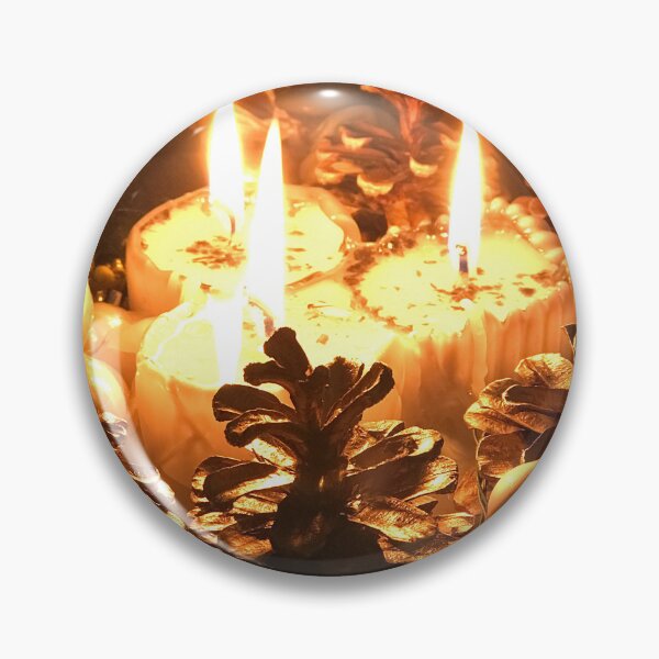 Item preview, Three pine cone romantic candles  designed and sold by Khala.