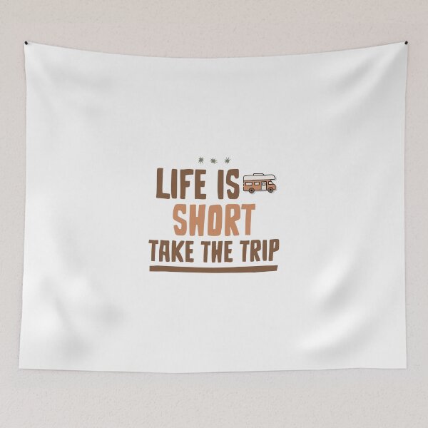 Item preview, life is short take the trip van life camping van travel trip designed and sold by STELATO.