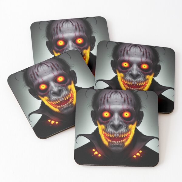 Item preview, Ghostly Vampire with Glowing Eyes Halloween Horror designed and sold by Michael Voyler.