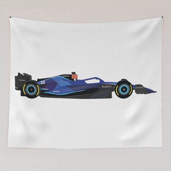 Item preview, Williams F1 Team 2023 car FW45 Drivers Alex Albon Logan Sargeant designed and sold by FormulaGTee1.
