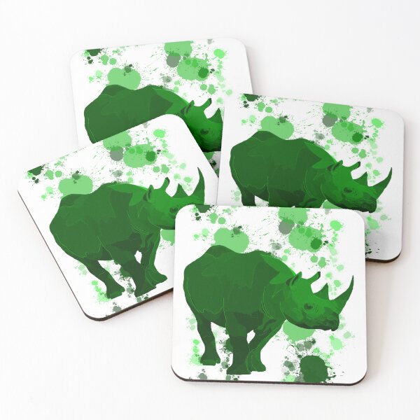 Item preview, Green Rhino  designed and sold by Quirkypieces.