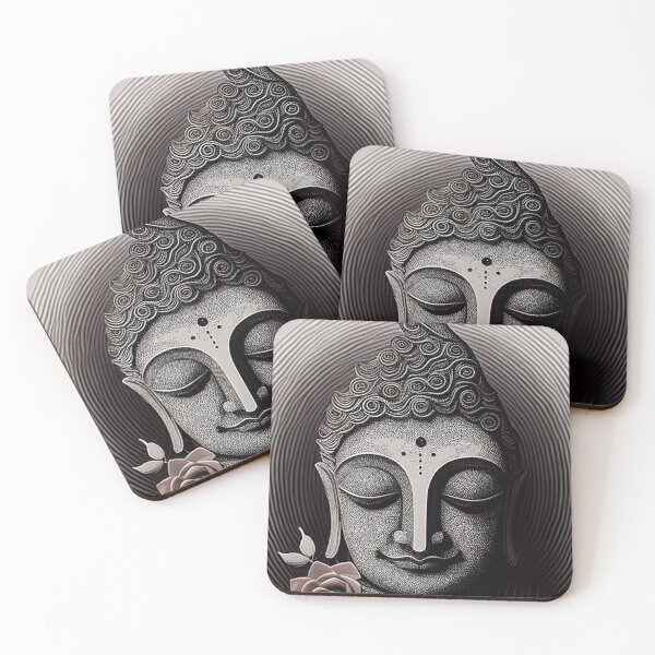 Item preview, Buddha's Wisdom in Black and White 5 designed and sold by BeUniqueCo.