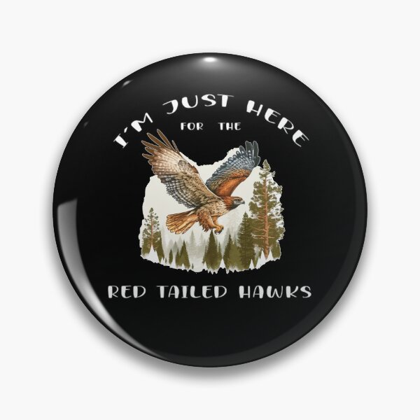Item preview, I'm Just Here for the Red-Tailed Hawks - A Birdwatching Design designed and sold by Mindful-Designs.