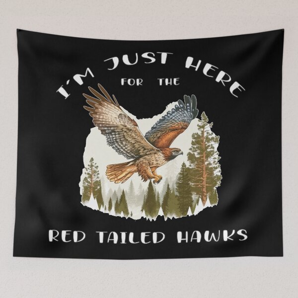 Item preview, I'm Just Here for the Red-Tailed Hawks - A Birdwatching Design designed and sold by Mindful-Designs.