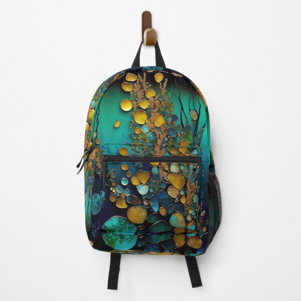Artikelvorschau, Pointillism seaglass golden streams abstract entworfen und verkauft von Piotrek0001.