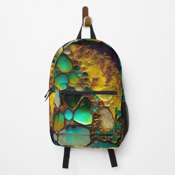 Item preview, Pointillism seaglass golden streams abstract designed and sold by Piotrek0001.