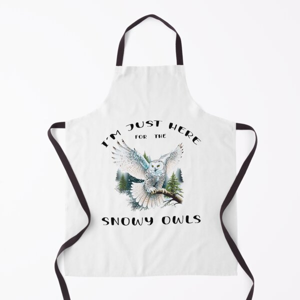 Item preview, I'm Just Here for the Snow Owls - A Birdwatching Design designed and sold by Mindful-Designs.