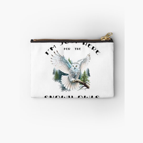 Item preview, I'm Just Here for the Snow Owls - A Birdwatching Design designed and sold by Mindful-Designs.