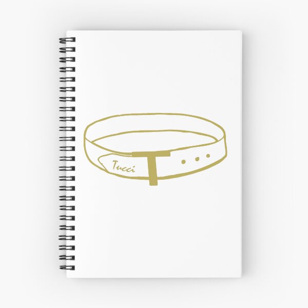 Item preview, Stanley Tucci Logo with a belt in gold designed and sold by Manoroma.