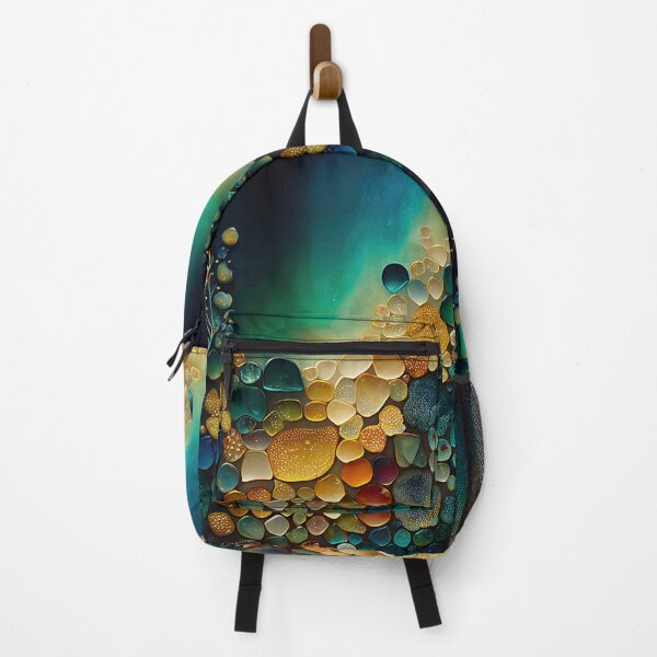Artikelvorschau, Pointillism seaglass golden streams abstract entworfen und verkauft von Piotrek0001.