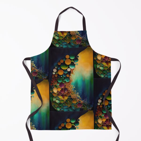 Artikelvorschau, Pointillism seaglass golden streams abstract entworfen und verkauft von Piotrek0001.