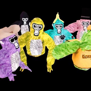 Aperçu de l'œuvre Moi et mes amis pour toujours ! - Gorilla Tag Here Banana de Dude 4U