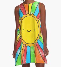 Radiate Positivity A-Line Dress