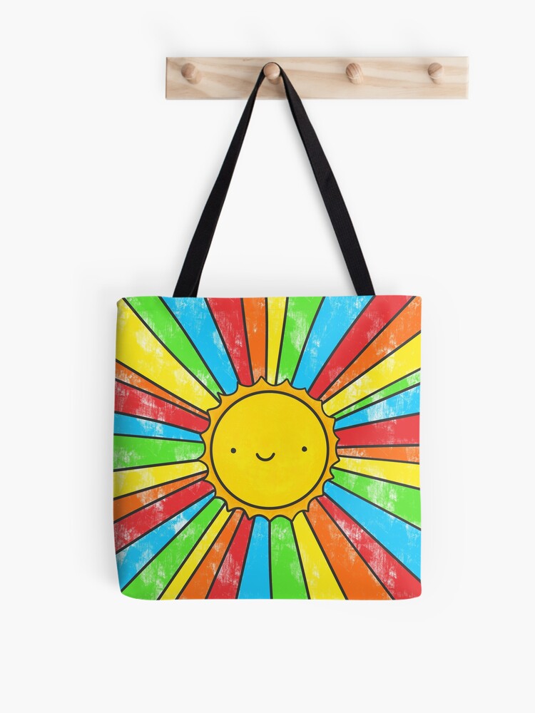 Thumbnail 1 of 2, Tote Bag, Radiate Positivity designed and sold by hellobubblegum.