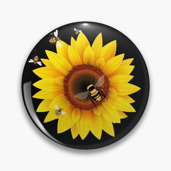 Item preview, Bee On A Sunflower designed and sold by ZingAndPep.
