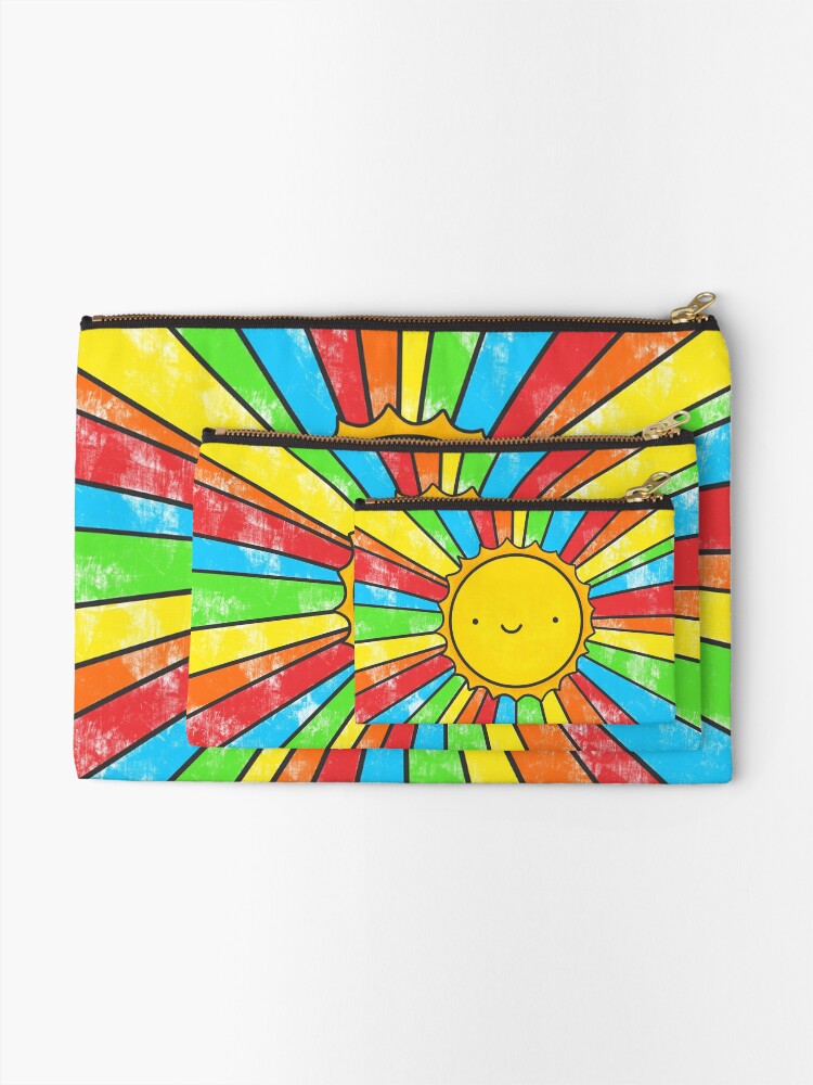 Alternate view of Radiate Positivity Zipper Pouch