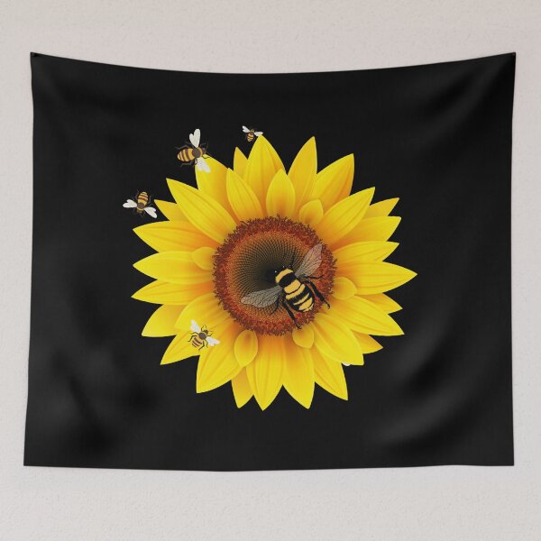 Item preview, Bee On A Sunflower designed and sold by ZingAndPep.