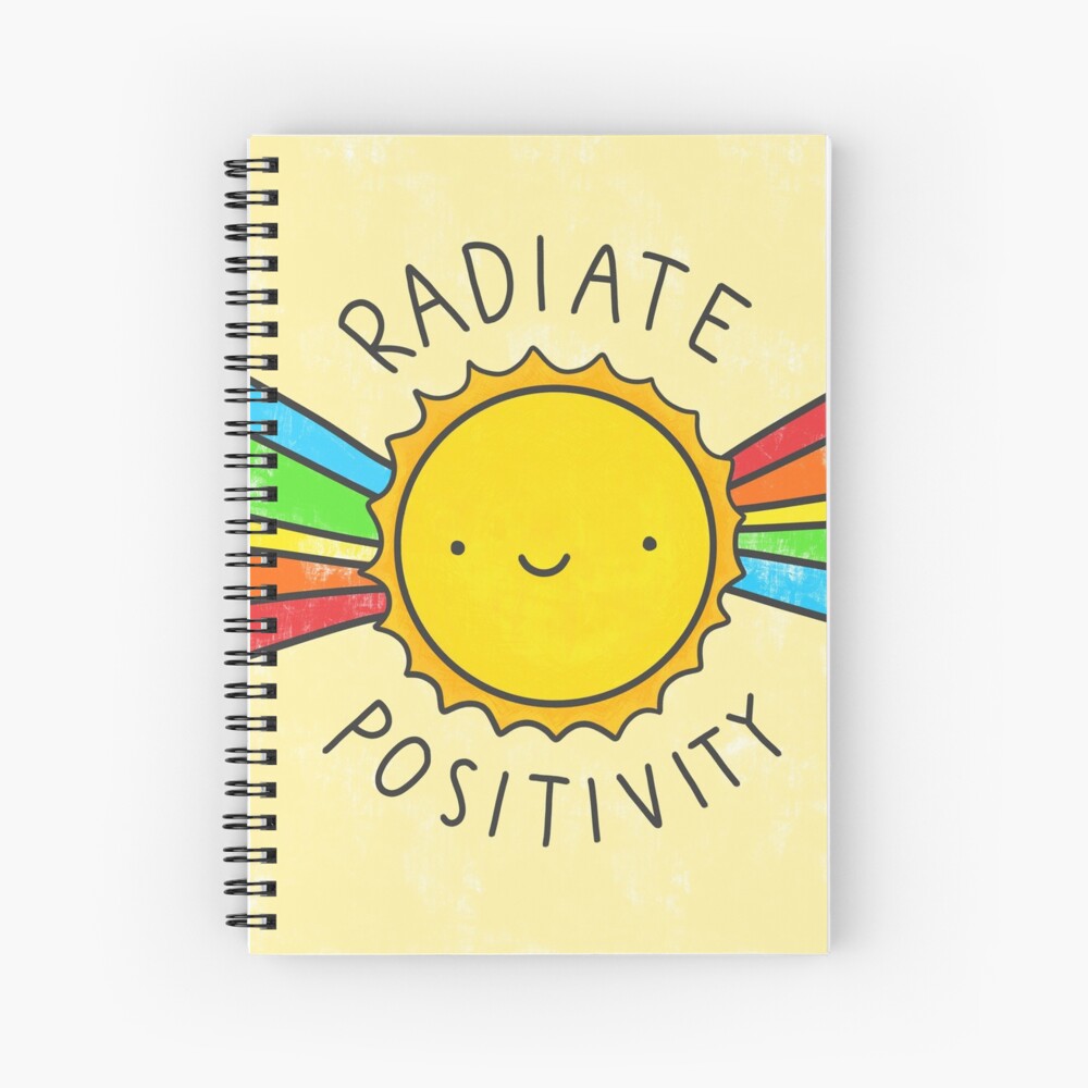 Radiate Positivity Spiral Notebook
