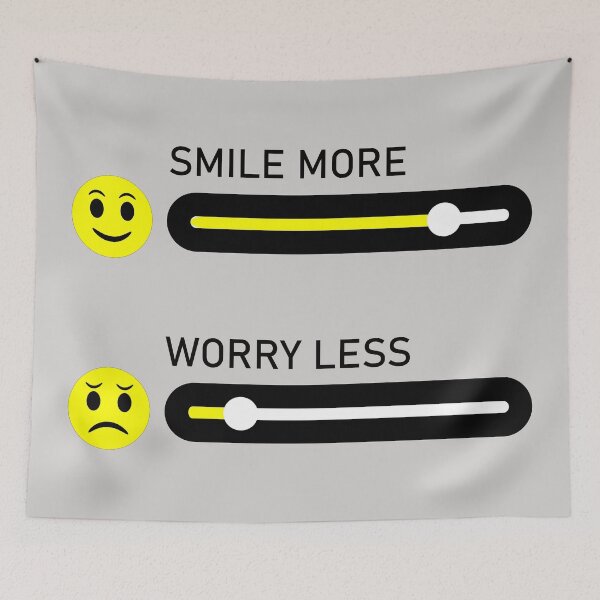 Item preview, Smile More, Worry Less designed and sold by Wayof.