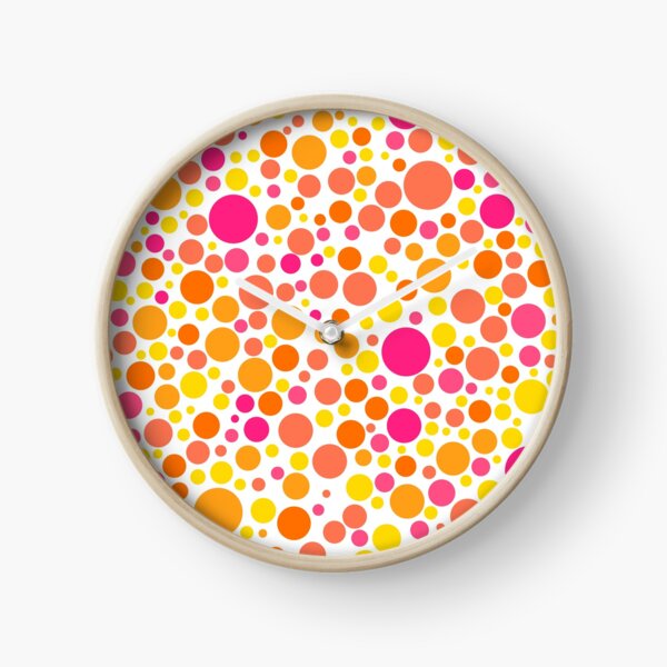 Colorful Bubble Party 1 Clock