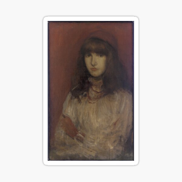 James McNeill Whistler The Little Red Glove Sticker