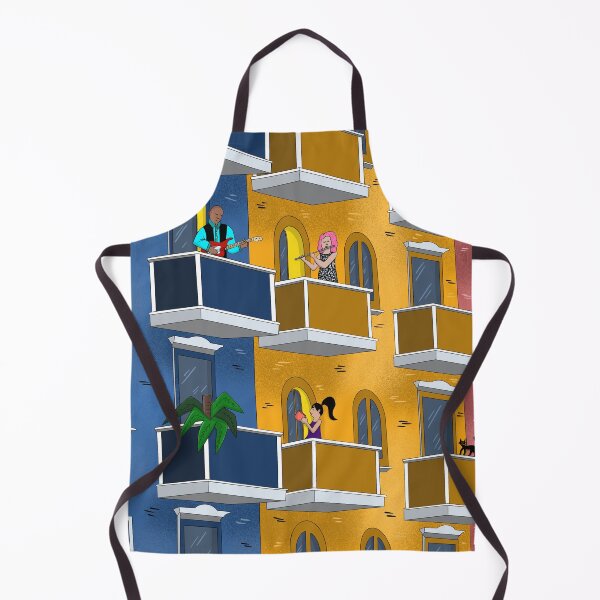 Item preview, Balcones de distanciamiento social designed and sold by Sfumata Illustration.