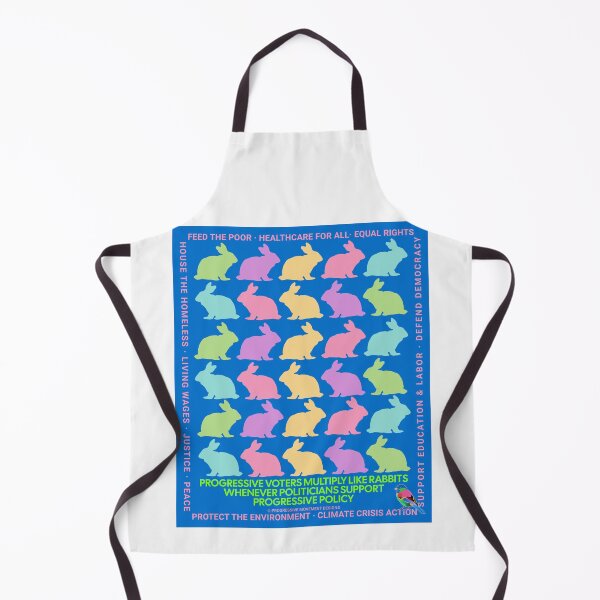 Item preview, PMD00644 Progressive Movement Designs Easter Rabbits with 12 policy goals for progressive Democrats Independents and Bernie Sanders supporters who know progressive policy is sweeter than chocolate designed and sold by ProgressiveLeft.