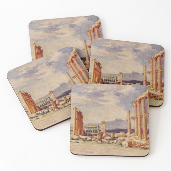 Item preview, Drawing of the ancient Palmyra area designed and sold by  Bride of the desert.