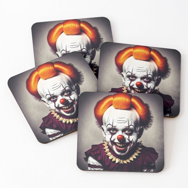 Item preview, Spooky Clown of Horror Scary Circus Antiques designed and sold by Michael Voyler.