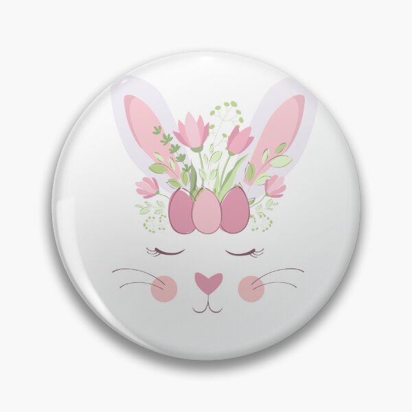 Item preview, bunny with flower design designed and sold by mehakstore123.