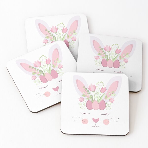 Item preview, bunny with flower design designed and sold by mehakstore123.
