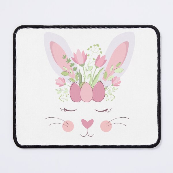 Item preview, bunny with flower design designed and sold by mehakstore123.