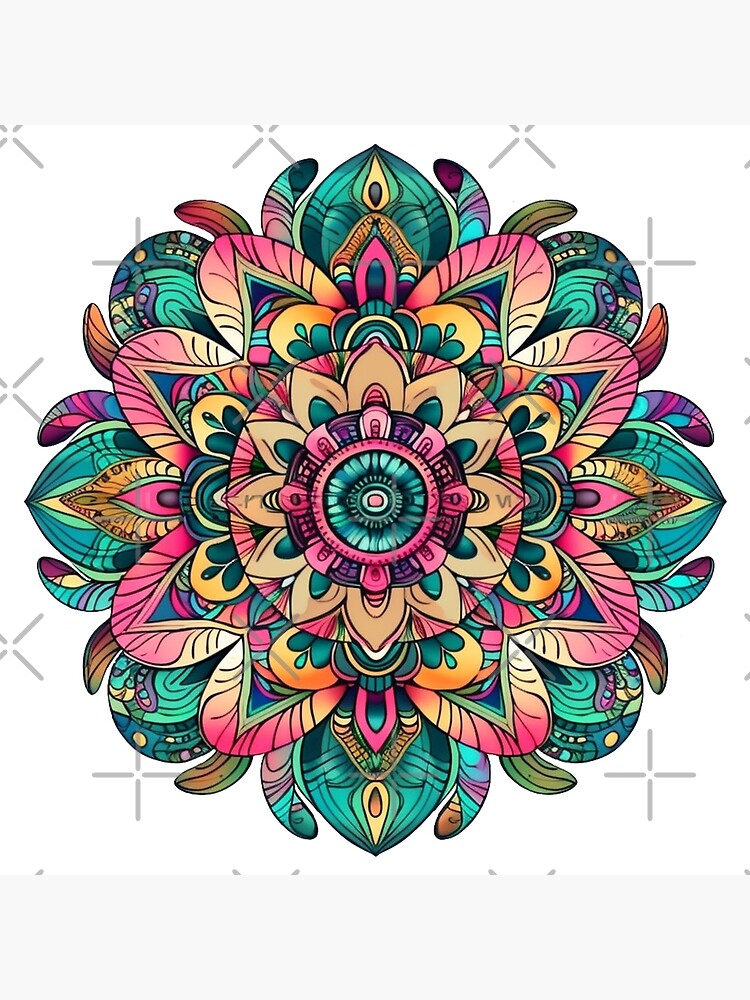 Colorful Mandala | Art Board Print