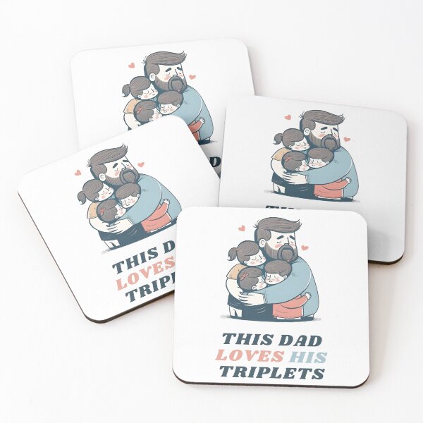 Item preview, This Dad Loves His Triplets designed and sold by Yevhenii Kravchuk.