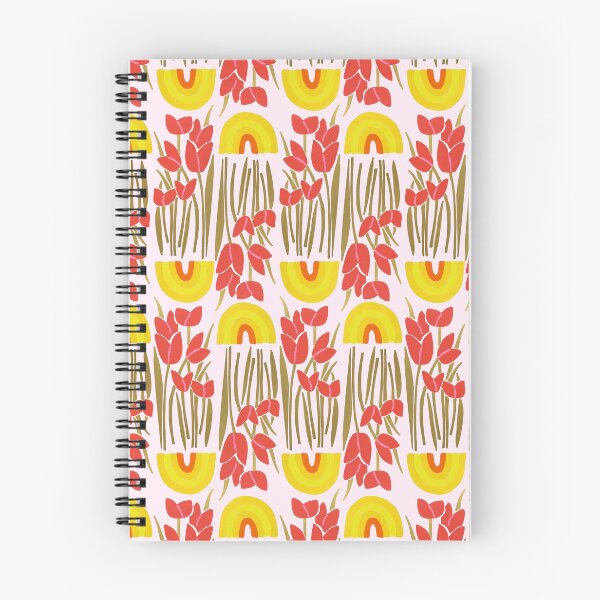 Item preview, Red tulips, pale rose designed and sold by aniazwaradesign.